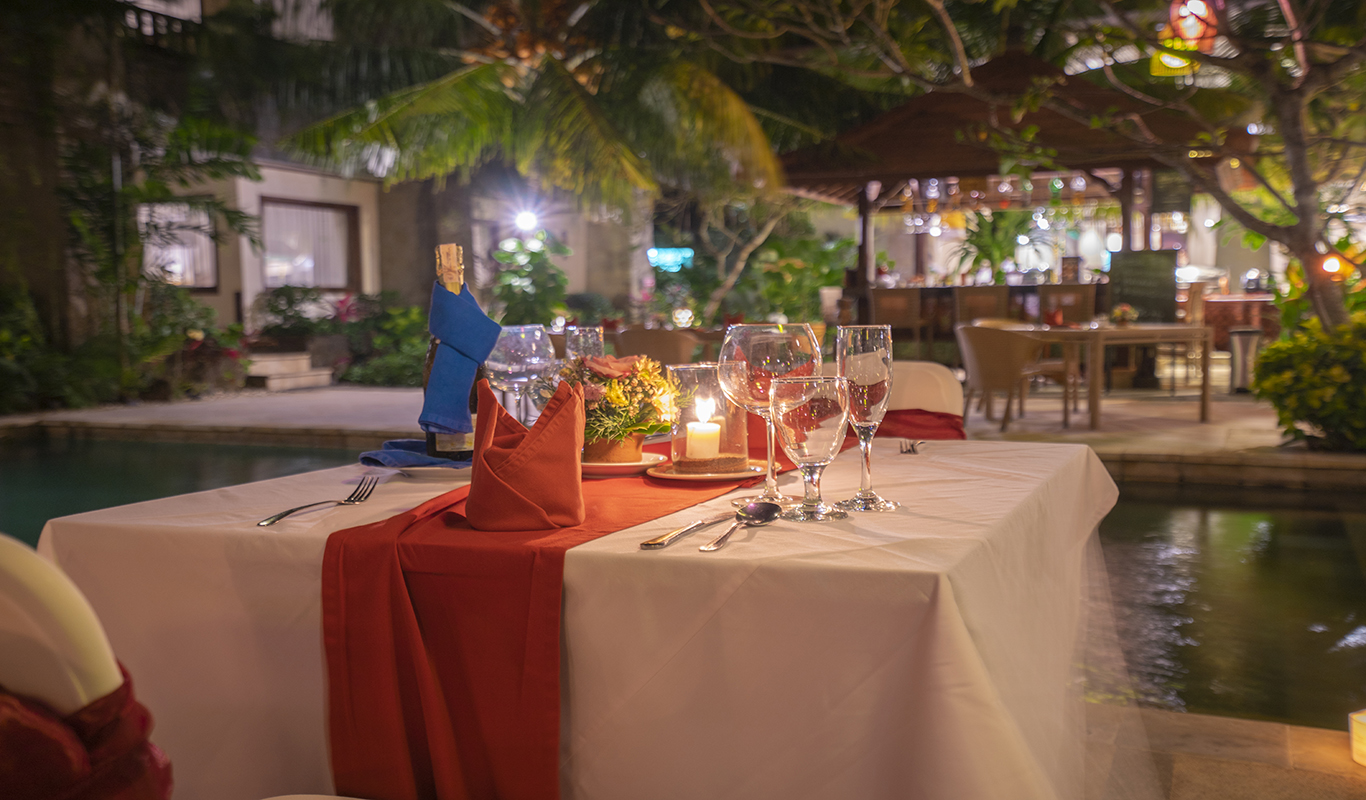 Suasana dinner untuk momen spesial
