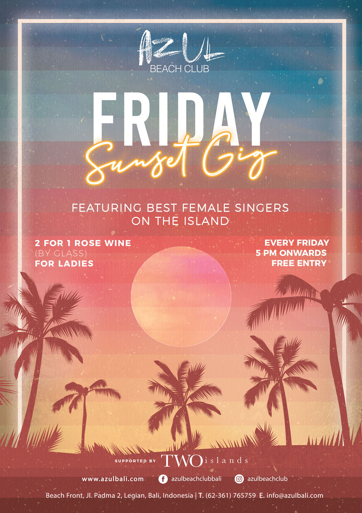 Azul Beach Club Friday Sunset Gig