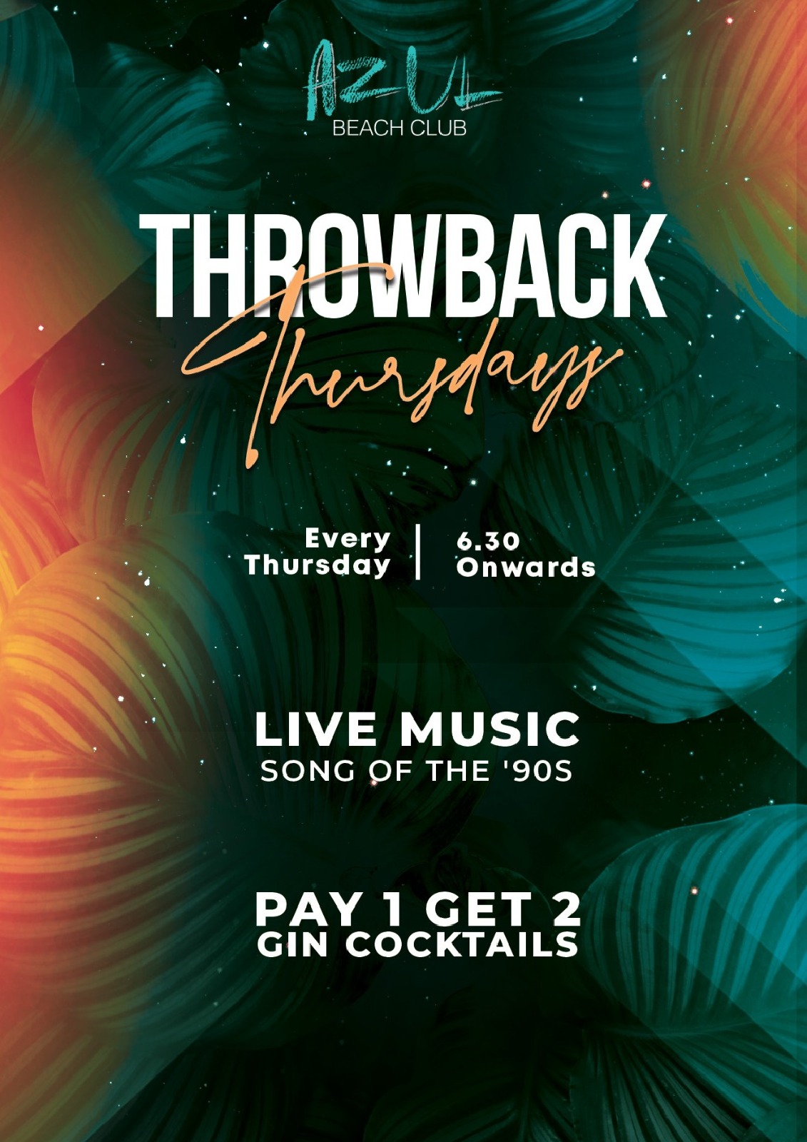 Azul Beach Club Throwback Thursdays