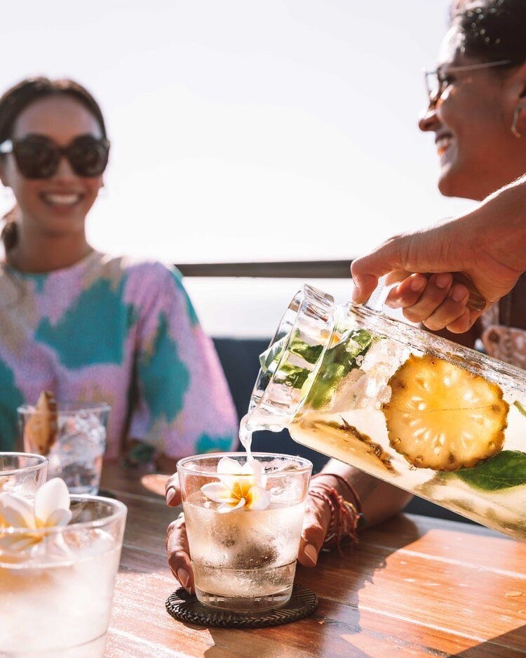 Azure Beach Restaurant drink service