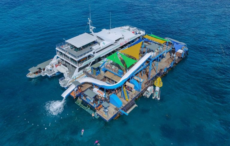 Bali Hai Cruises floating pontoon overview