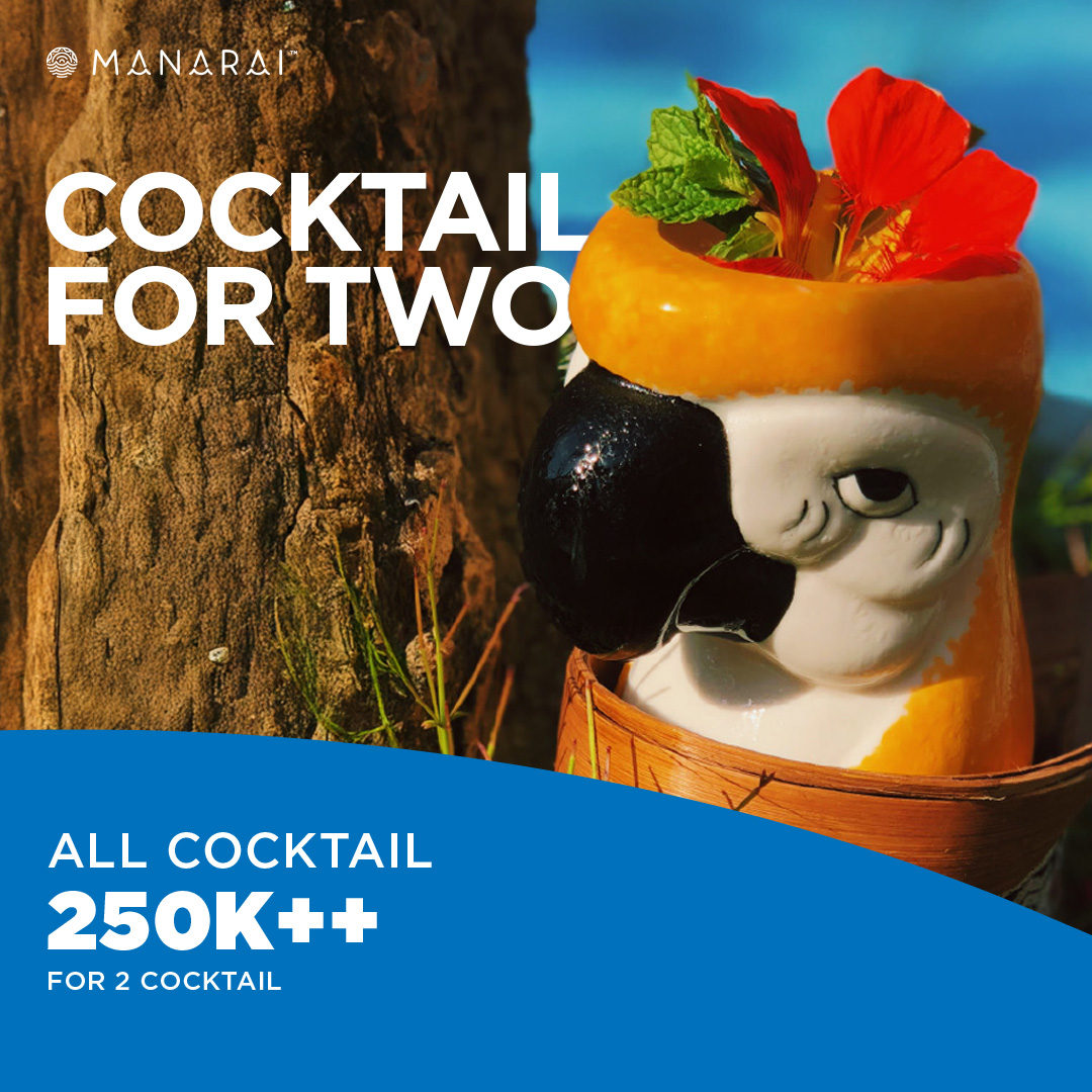 Manarai Beach House Cocktail For Two