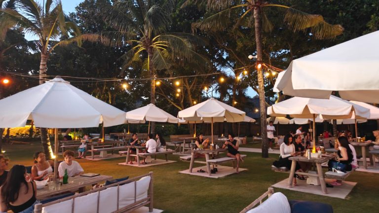Full lawn venue view at Suka Sunset Beach Club