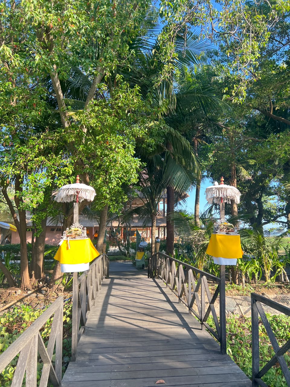 Garden walkway to La Lucciola