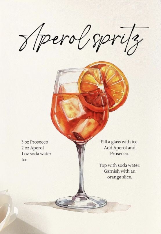 Aperol Spritz at Pirates Bay Balian