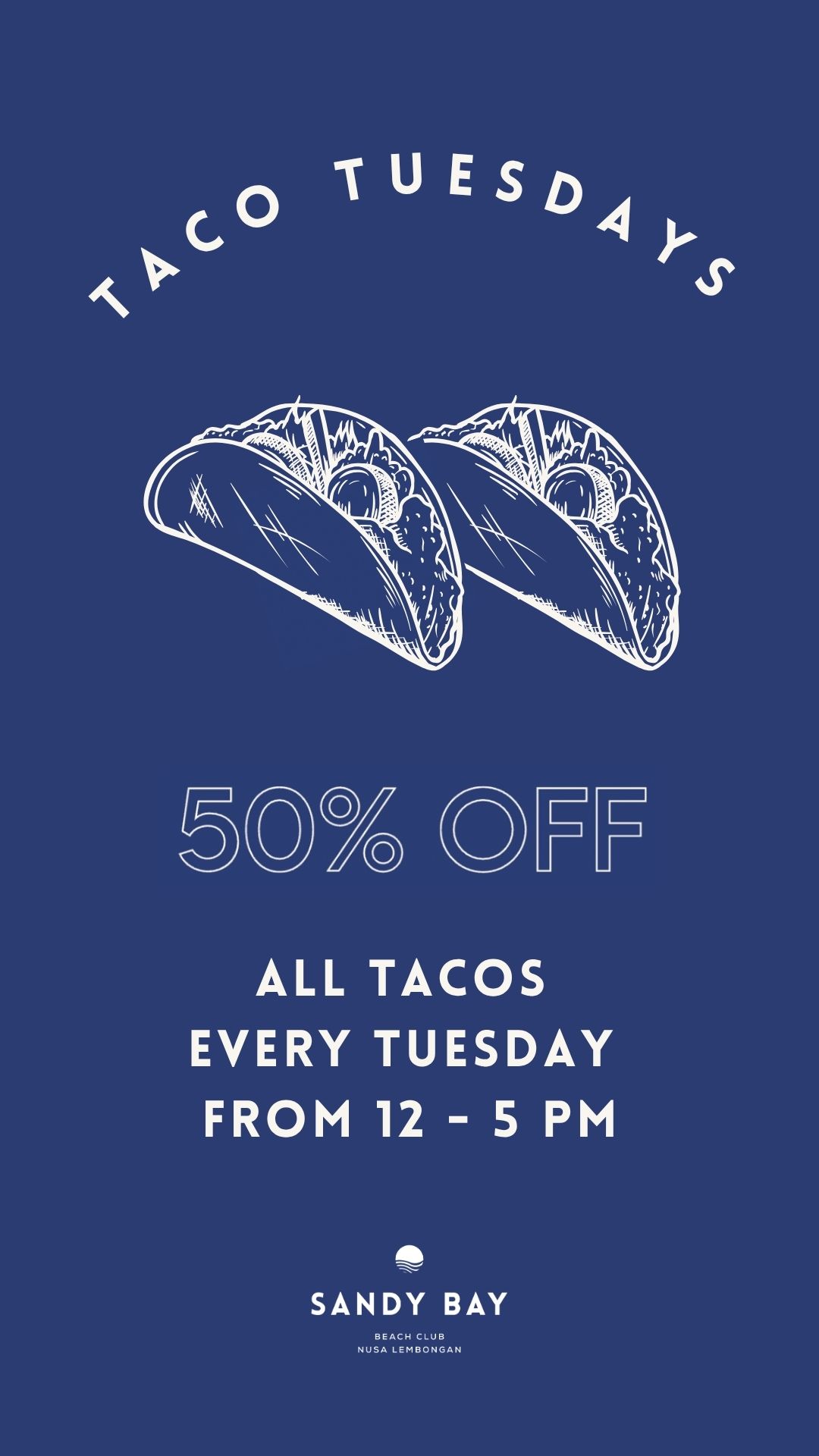 Taco Tuesdays 50%OFF promo image