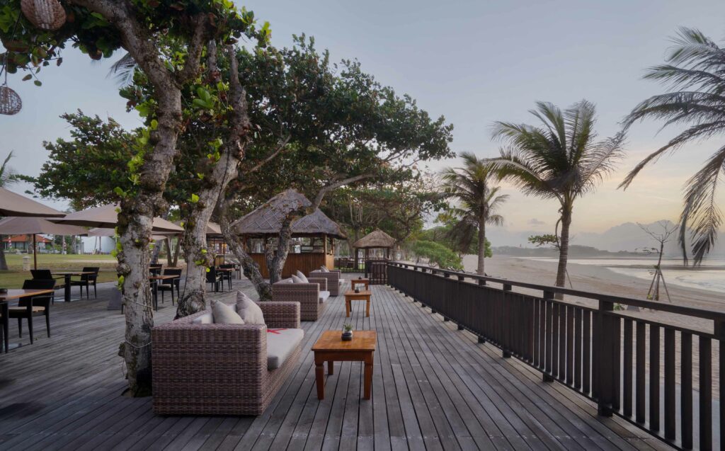 Tables at Paradise Beach Club