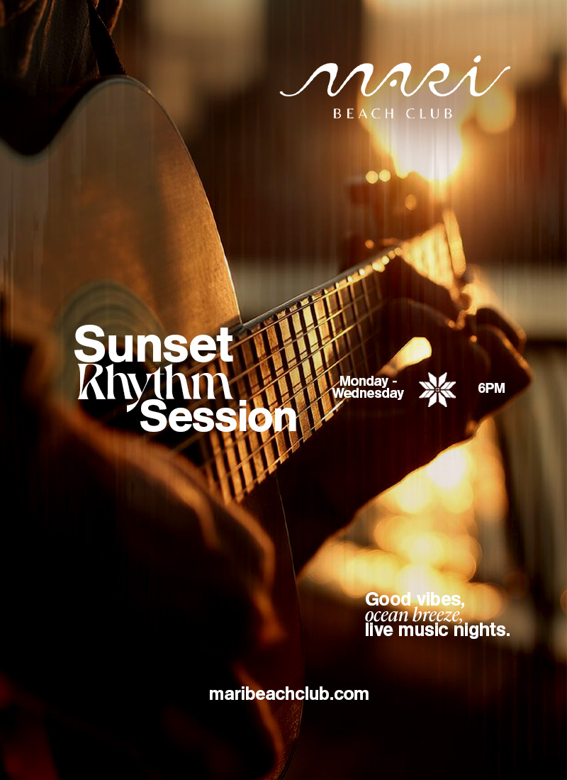 Mari Beach Club Sunset Rhythm Session