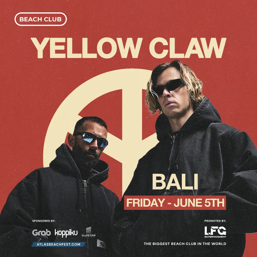 Atlas Beach Club Yellow Claw - 5 Juni 2026